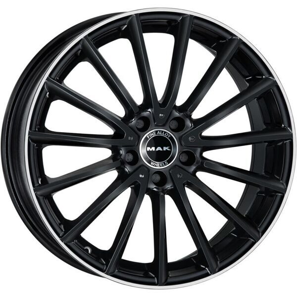 8x18/5x112 ET48 D66,6 Komet Gloss Black Mirror Ring
